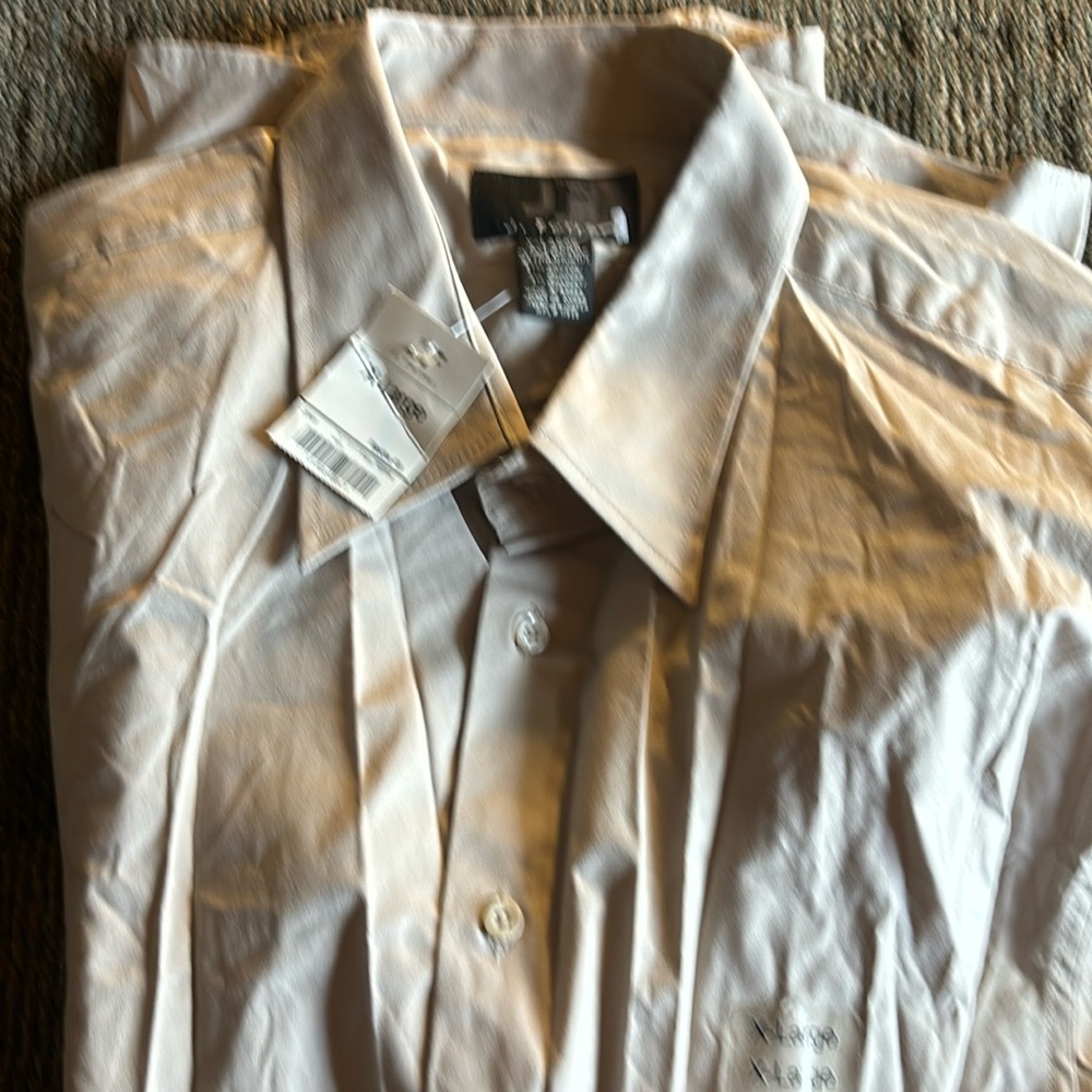 Pair of New JCP JFerrar ran LS Dress shirts